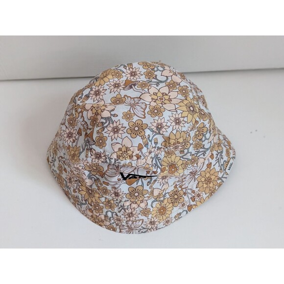 Vans Women\'s Hankley Bucket‎ Hat Trippy Floral Mushrooms Butterflies Size Small main image 4